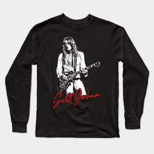 Scott Gorham / Vintage-Look Design Long Sleeve T-Shirt